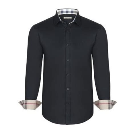 chemise burberry homme noir|Chemises de luxe pour homme .